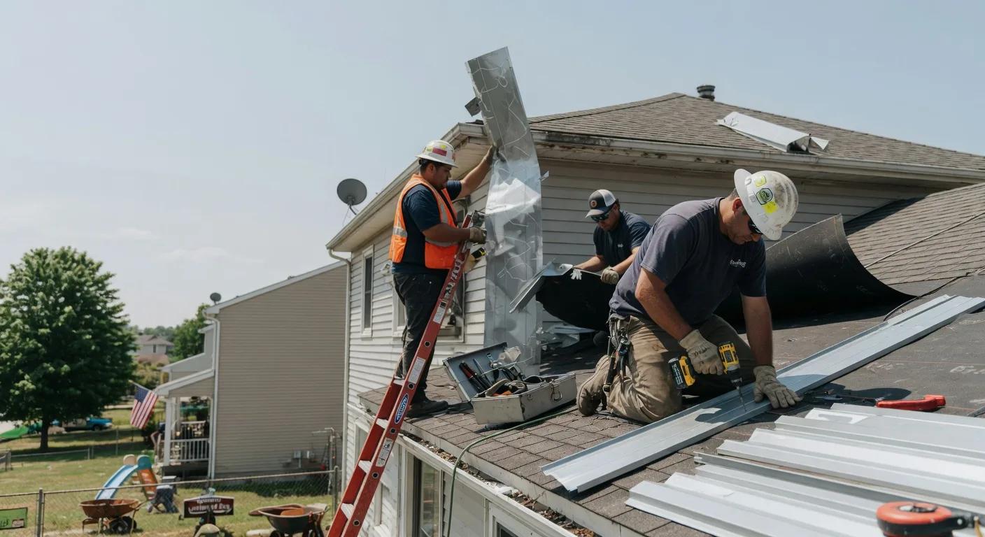 Storm Damage Metal Roof Repair in Harrisville, MI